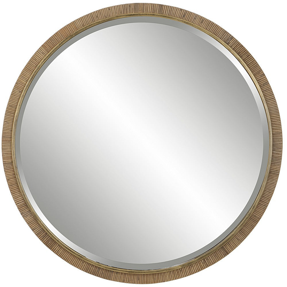 Uttermost Paradise Round Rattan Mirror By Casagear Home