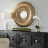 Uttermost Bauble Round Gold Mirror By Casagear Home UT-09852