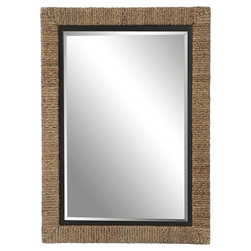 Uttermost Island Braided Straw Mirror By Casagear Home