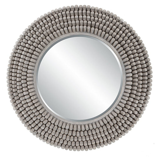 Uttermost Portside Round Gray Mirror By Casagear Home