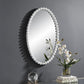 Uttermost Serna White Oval Mirror By Casagear Home UT-09874