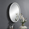 Uttermost Serna White Oval Mirror By Casagear Home UT-09874