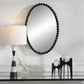 Uttermost Serna Black Oval Mirror By Casagear Home UT-09876