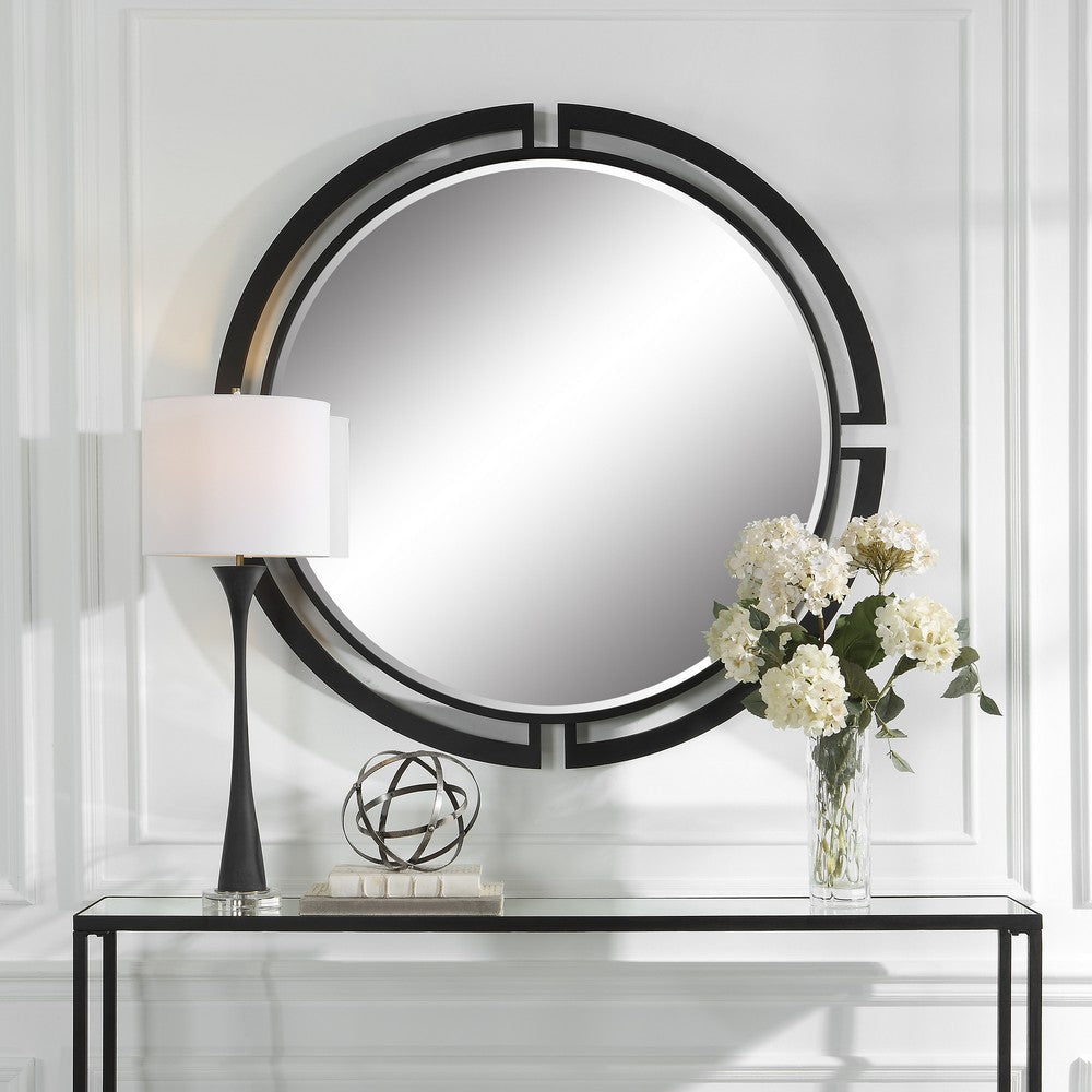 Uttermost Quadrant Modern Round Mirror By Casagear Home UT-09878