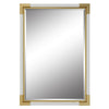 Uttermost Malik White & Gold Mirror By Casagear Home