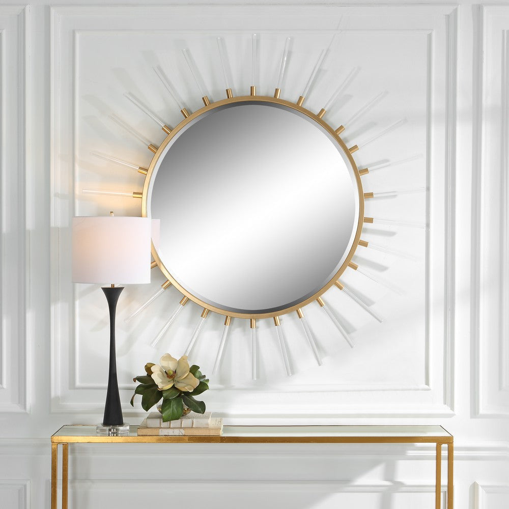 Uttermost Oracle Round Starburst Mirror By Casagear Home UT-09883