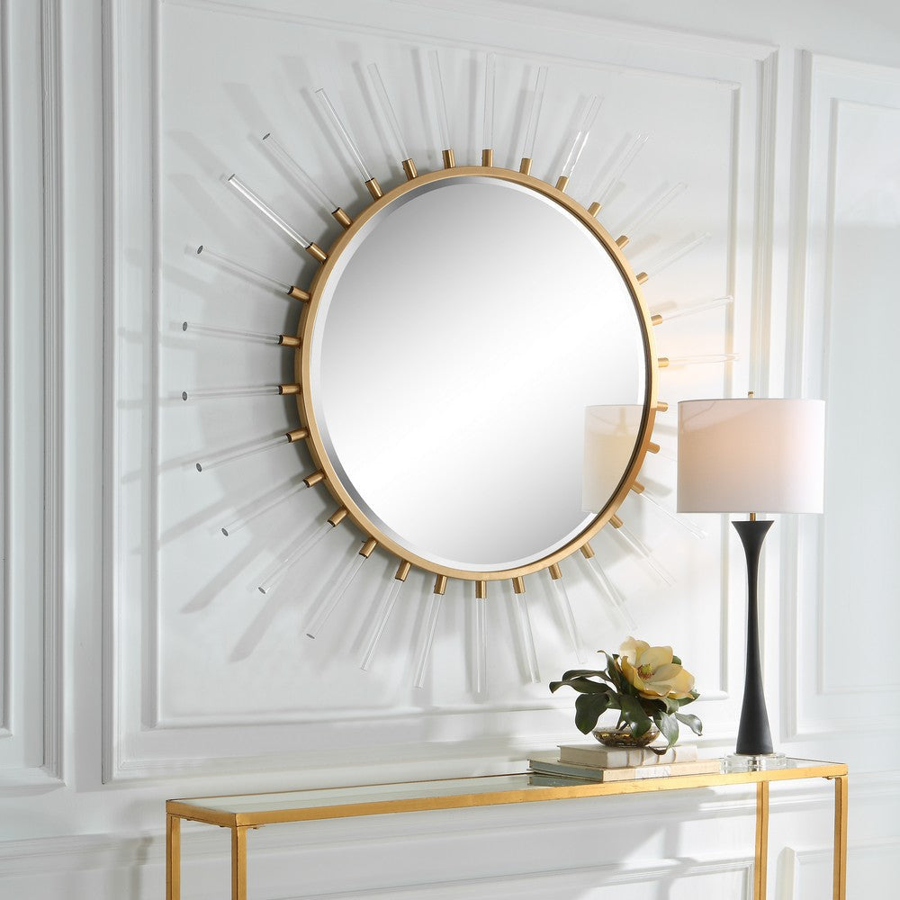 Uttermost Oracle Round Starburst Mirror By Casagear Home UT-09883