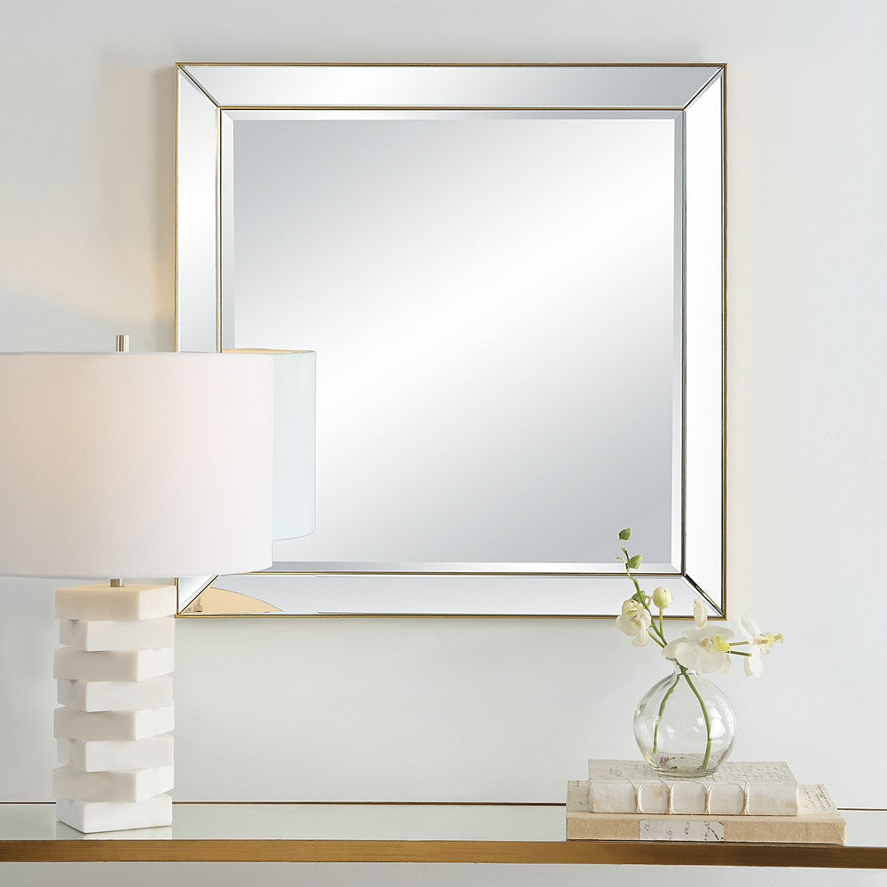 Uttermost Lytton Gold Square Mirror By Casagear Home UT-09891