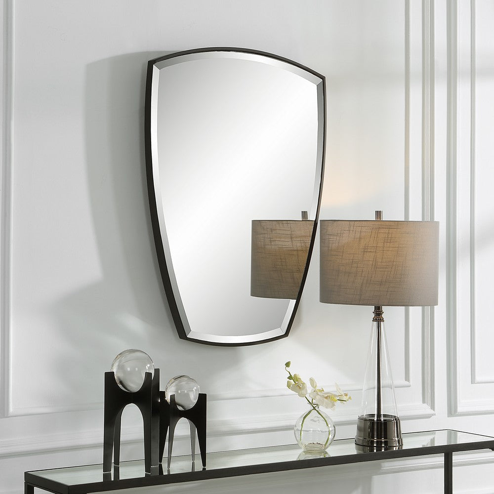 Uttermost Crest Curved Iron Mirror By Casagear Home UT-09892