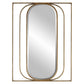 Uttermost Replicate Contemporary Oval Mirror By Casagear Home