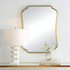 Uttermost Athena Brushed Brass Mirror By Casagear Home UT-09904