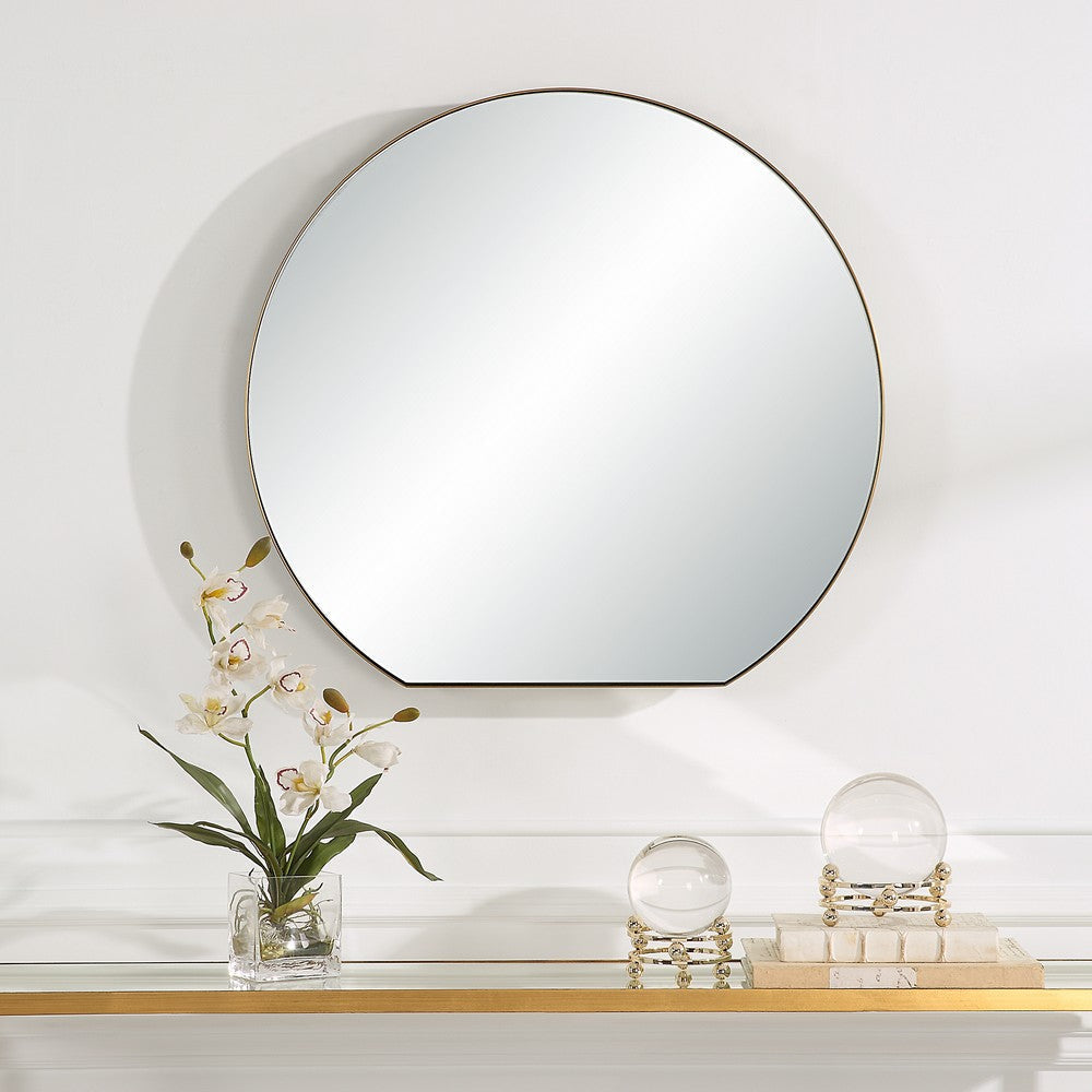 Uttermost Cabell Small Brass Mirror By Casagear Home UT-09922