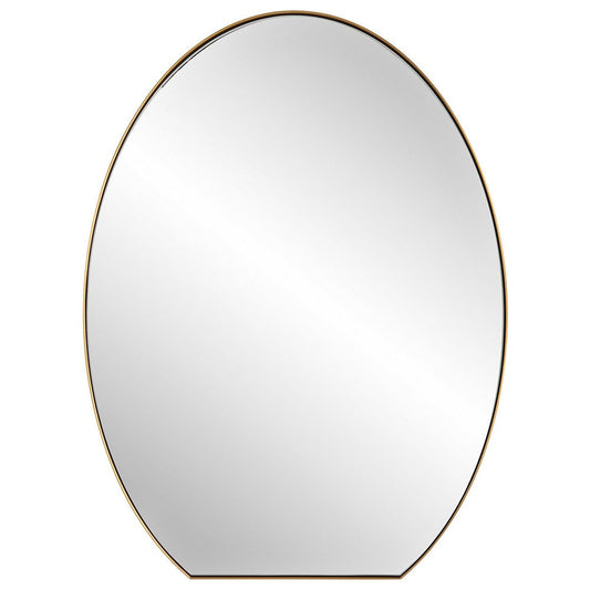 Uttermost Cabell Brass Oval Mirror By Casagear Home