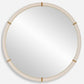 Uttermost Cyprus White Round Mirror By Casagear Home