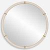 Uttermost Cyprus White Round Mirror By Casagear Home