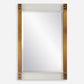 Uttermost Nera Plated Brass Mirror By Casagear Home