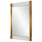 Uttermost Nera Plated Brass Mirror By Casagear Home UT-09953