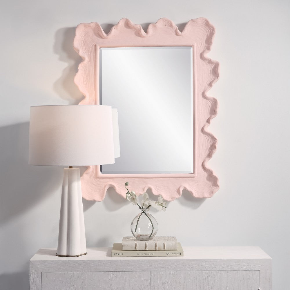 Uttermost Sea Coral Pink Mirror By Casagear Home UT-09955