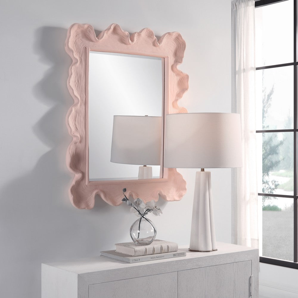 Uttermost Sea Coral Pink Mirror By Casagear Home UT-09955