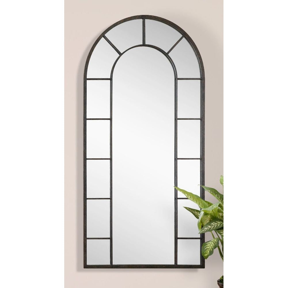 Uttermost Dillingham Black Arch Mirror By Casagear Home UT-10505