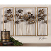 Uttermost Metal Tulips Wall Art Set/3 By Casagear Home UT-12785