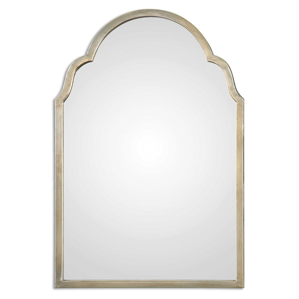 Uttermost Brayden Petite Silver Arch Mirror By Casagear Home