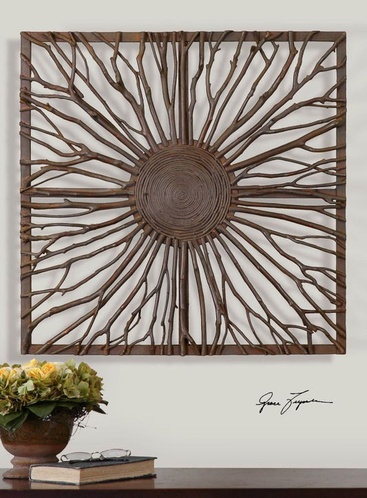 Uttermost Josiah Square Wooden Wall Art By Casagear Home