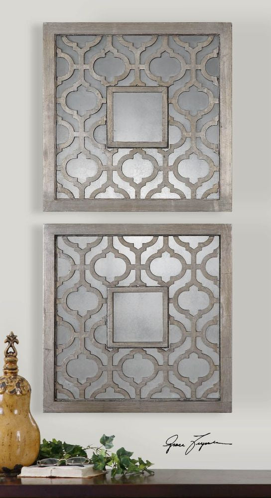 Uttermost Sorbolo Squares Decorative Mirror Set/2 By Casagear Home