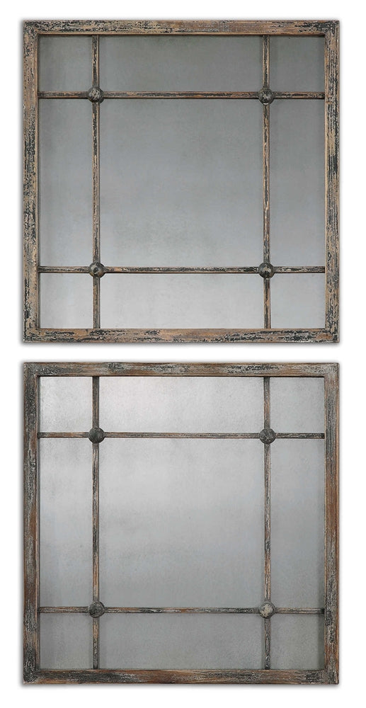 Uttermost Saragano Square Mirrors Set/2 By Casagear Home