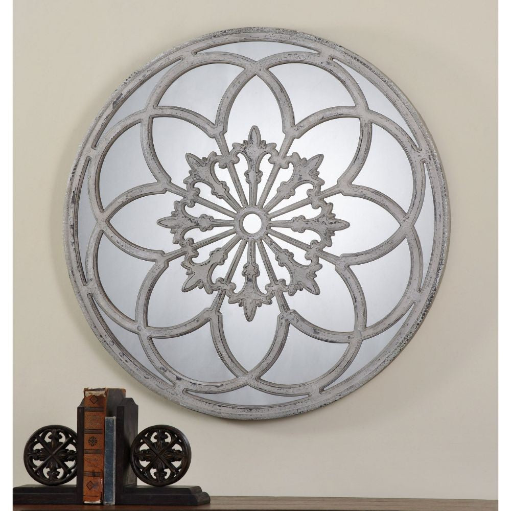 Uttermost Conselyea Round Mirror By Casagear Home UT-13868