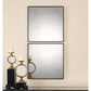 Uttermost Matty Antiqued Square Mirrors S/2 By Casagear Home UT-13932