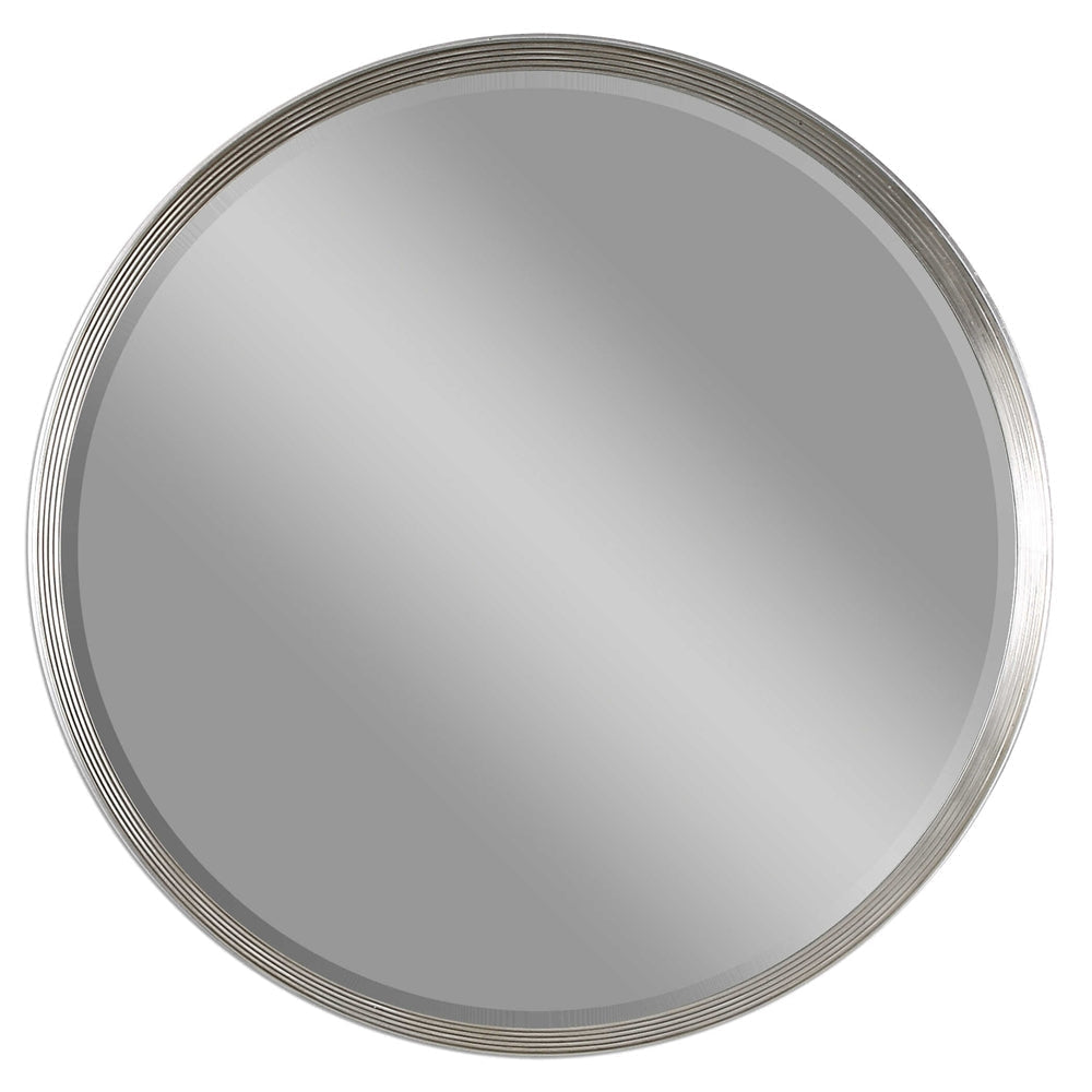 Uttermost Serenza Round Silver Mirror By Casagear Home