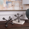 Uttermost Harlan Black Nickel Objects S/2 By Casagear Home UT-17690