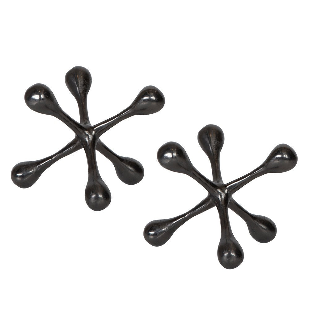 Uttermost Harlan Black Nickel Objects, S/2 By Casagear Home