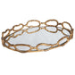 Uttermost Cable Chain Mirrored Tray By Casagear Home