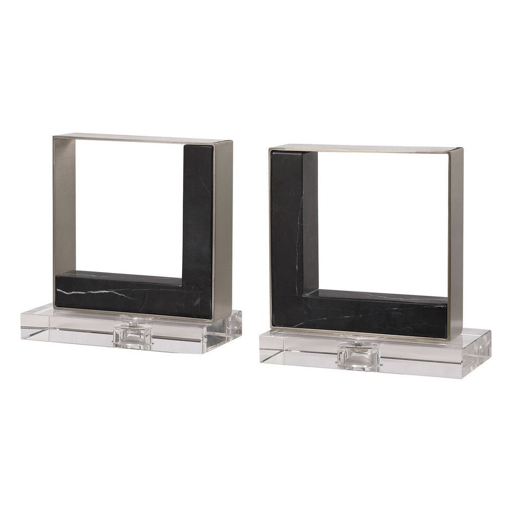 Uttermost Tilman Modern Marble Bookends, S/2 By Casagear Home