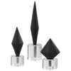 Uttermost Alize Black Sculptures,, S/3 By Casagear Home