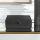 Uttermost Lalique Black Shagreen Box By Casagear Home UT-18058