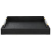 Uttermost Wessex Black Shagreen Tray By Casagear Home