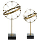 Uttermost Realm Spherical Brass Sculptures Set Of 2 By Casagear Home UT-18087