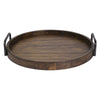 Uttermost Reine Round Wooden Tray By Casagear Home