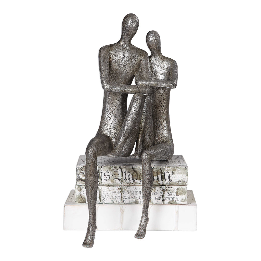 Uttermost Courtship Antique Nickel Figurine By Casagear Home