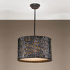 Uttermost Alita Aged Black Drum Pendant By Casagear Home UT-21104