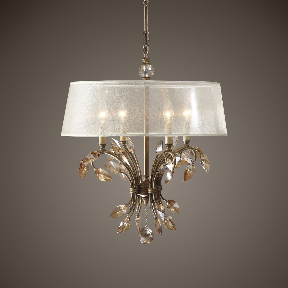 Uttermost Alenya 6 Lt Shade Chandelier By Casagear Home UT-21246