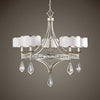 Uttermost Tamworth 5 Light Silver Champagne Chandelier By Casagear Home UT-21268