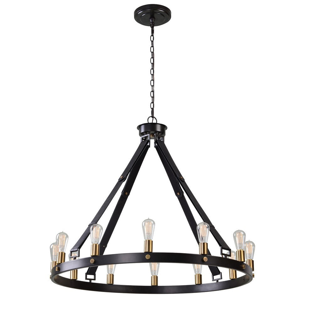 Uttermost Marlow 12 Light Circle Chandelier By Casagear Home UT-21280