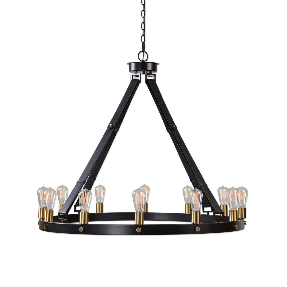 Uttermost Marlow 12 Light Circle Chandelier By Casagear Home