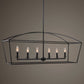 Uttermost Clayton 6 Light Linear Chandelier By Casagear Home UT-21348