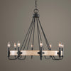 Uttermost Deschutes 8 Light Farmhouse Chandelier By Casagear Home UT-21356