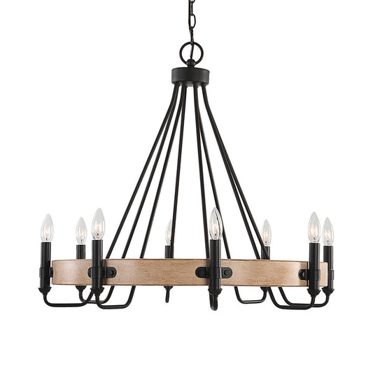 Uttermost Deschutes 8 Light Farmhouse Chandelier By Casagear Home